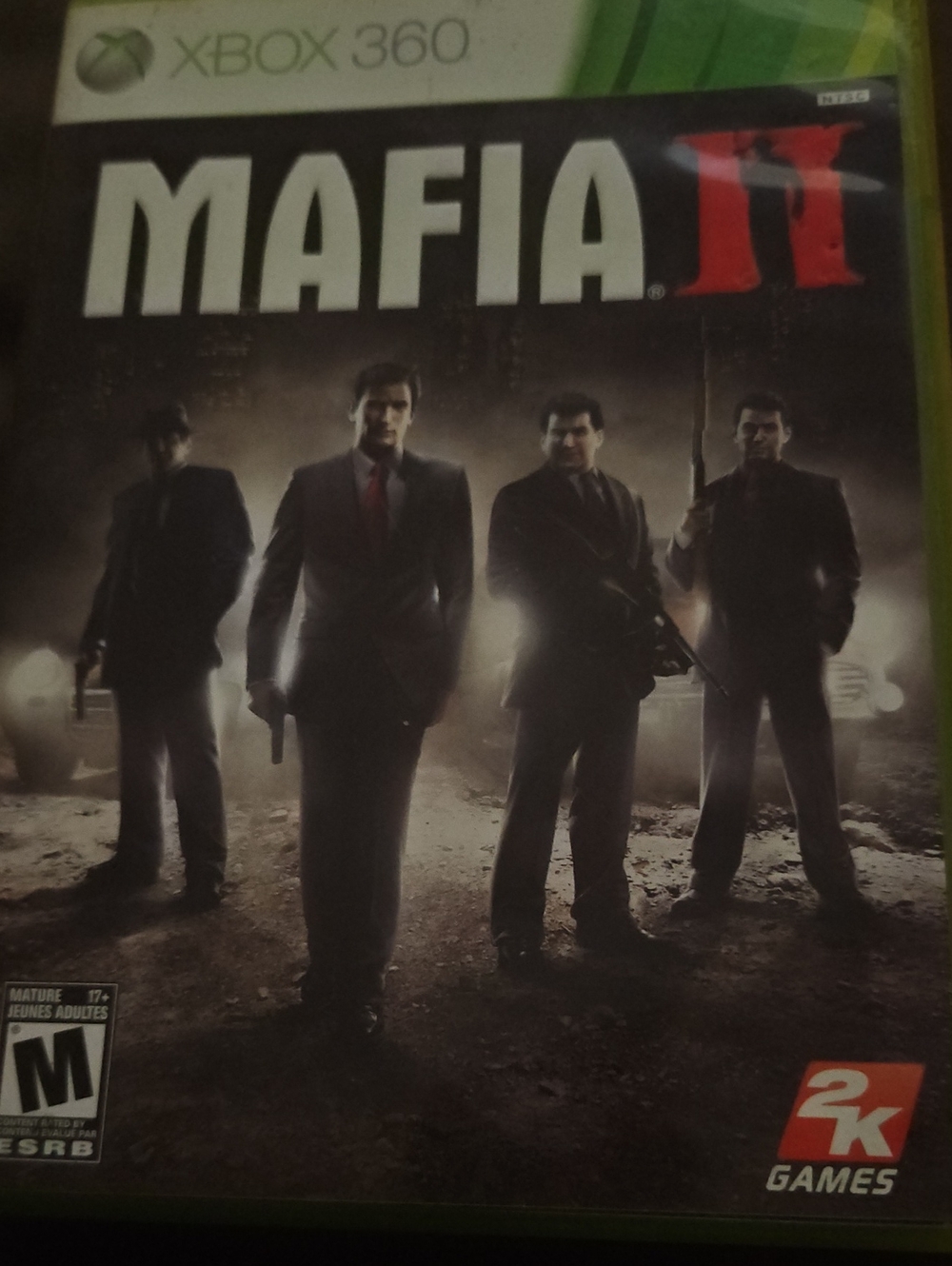 Mafia II (Xbox 360) - Black & Red Cover